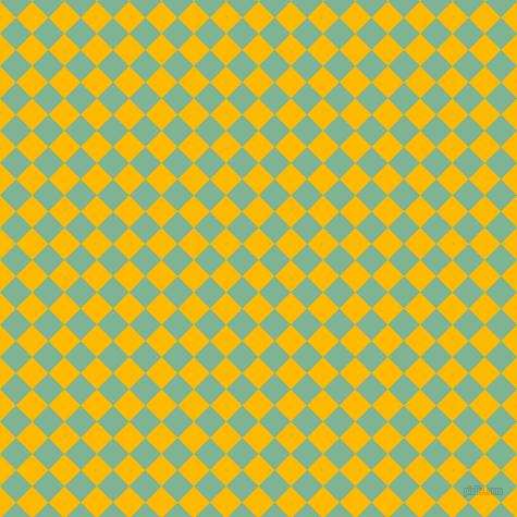 45/135 degree angle diagonal checkered chequered squares checker pattern checkers background, 21 pixel squares size, , Selective Yellow and Padua checkers chequered checkered squares seamless tileable