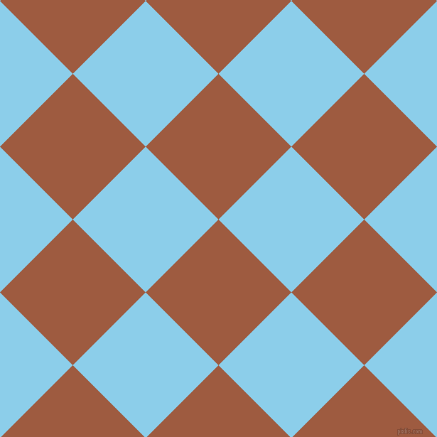 45/135 degree angle diagonal checkered chequered squares checker pattern checkers background, 145 pixel squares size, , Sepia and Anakiwa checkers chequered checkered squares seamless tileable
