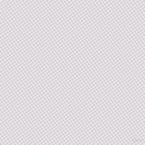 81/171 degree angle diagonal checkered chequered squares checker pattern checkers background, 7 pixel square size, , Serenade and Periwinkle checkers chequered checkered squares seamless tileable