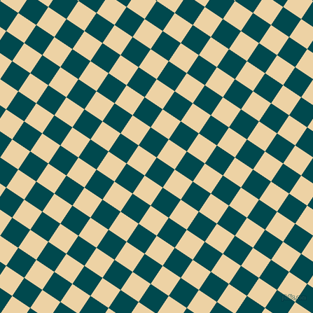 56/146 degree angle diagonal checkered chequered squares checker pattern checkers background, 31 pixel squares size, , Sherpa Blue and Dairy Cream checkers chequered checkered squares seamless tileable