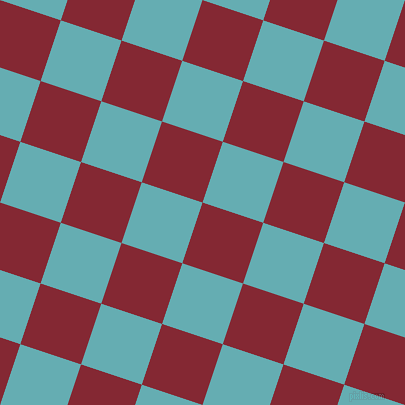 72/162 degree angle diagonal checkered chequered squares checker pattern checkers background, 64 pixel square size, , Shiraz and Fountain Blue checkers chequered checkered squares seamless tileable