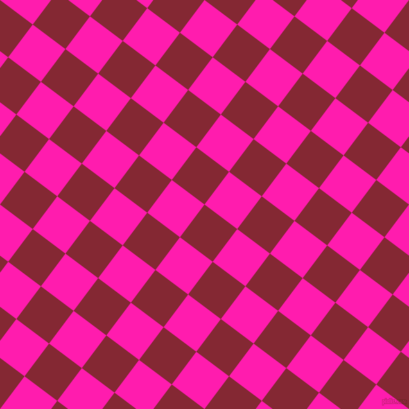 53/143 degree angle diagonal checkered chequered squares checker pattern checkers background, 59 pixel square size, , Shiraz and Spicy Pink checkers chequered checkered squares seamless tileable