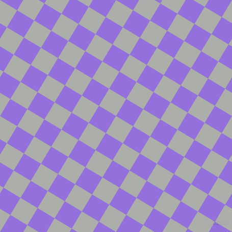 59/149 degree angle diagonal checkered chequered squares checker pattern checkers background, 39 pixel squares size, , Silver Chalice and Medium Purple checkers chequered checkered squares seamless tileable
