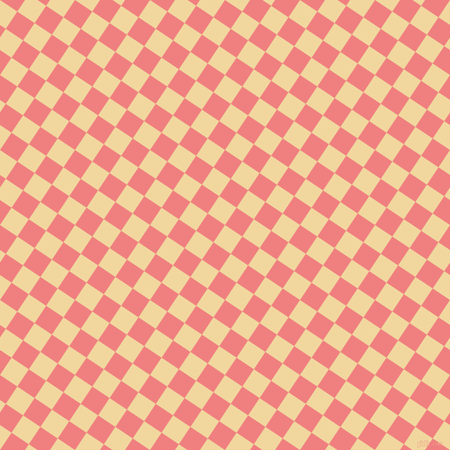 56/146 degree angle diagonal checkered chequered squares checker pattern checkers background, 30 pixel squares size, Splash and Light Coral checkers chequered checkered squares seamless tileable