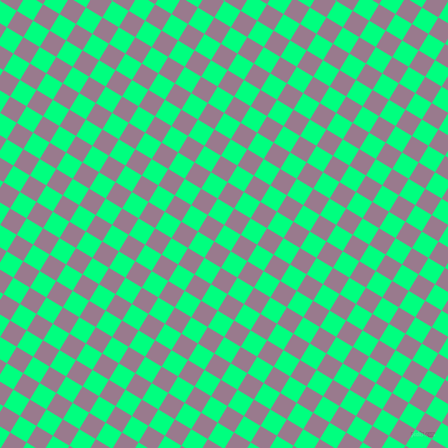 59/149 degree angle diagonal checkered chequered squares checker pattern checkers background, 28 pixel squares size, , Spring Green and Mountbatten Pink checkers chequered checkered squares seamless tileable
