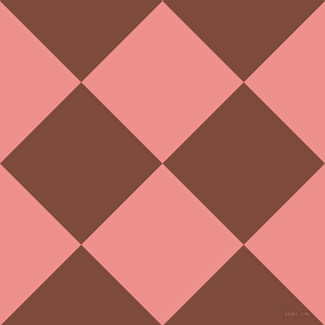 45/135 degree angle diagonal checkered chequered squares checker pattern checkers background, 163 pixel square size, , Sweet Pink and Nutmeg checkers chequered checkered squares seamless tileable