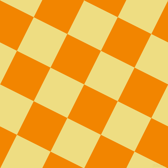 63/153 degree angle diagonal checkered chequered squares checker pattern checkers background, 125 pixel squares size, , Tangerine and Light Goldenrod checkers chequered checkered squares seamless tileable
