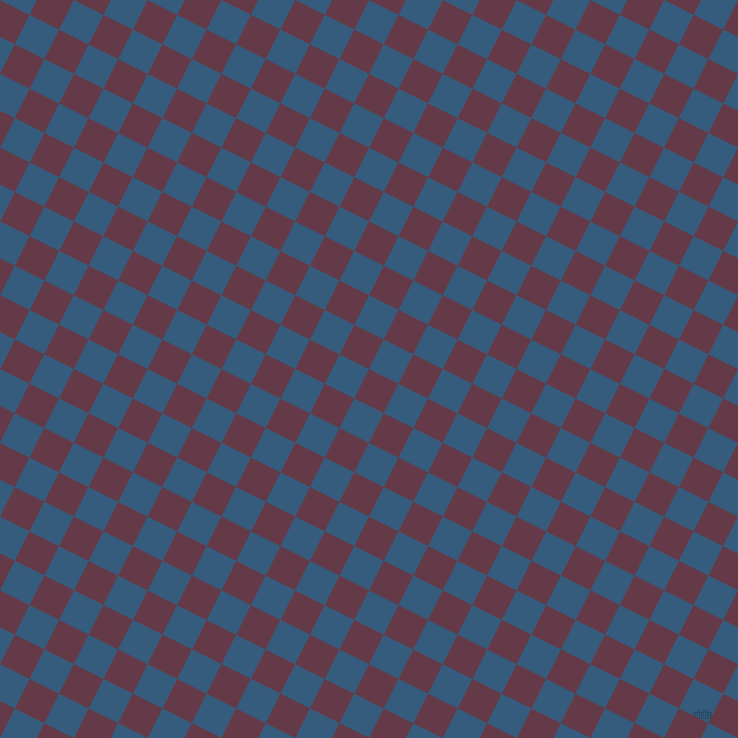63/153 degree angle diagonal checkered chequered squares checker pattern checkers background, 33 pixel squares size, , Tawny Port and Matisse checkers chequered checkered squares seamless tileable
