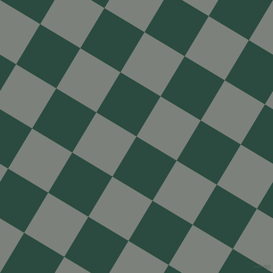 59/149 degree angle diagonal checkered chequered squares checker pattern checkers background, 96 pixel squares size, , Te Papa Green and Boulder checkers chequered checkered squares seamless tileable