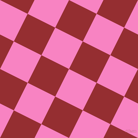 63/153 degree angle diagonal checkered chequered squares checker pattern checkers background, 99 pixel squares size, , Tea Rose and Guardsman Red checkers chequered checkered squares seamless tileable
