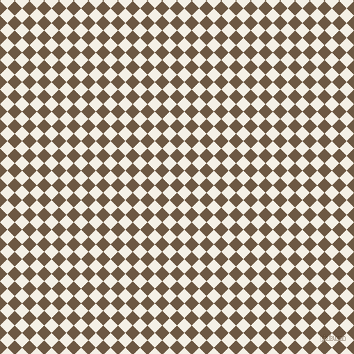 45/135 degree angle diagonal checkered chequered squares checker pattern checkers background, 15 pixel square size, , Tobacco Brown and Romance checkers chequered checkered squares seamless tileable