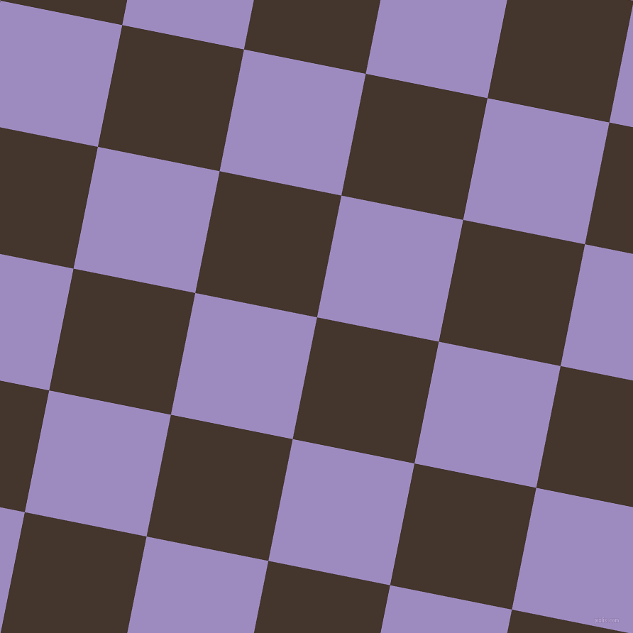 79/169 degree angle diagonal checkered chequered squares checker pattern checkers background, 175 pixel square size, Tobago and Cold Purple checkers chequered checkered squares seamless tileable