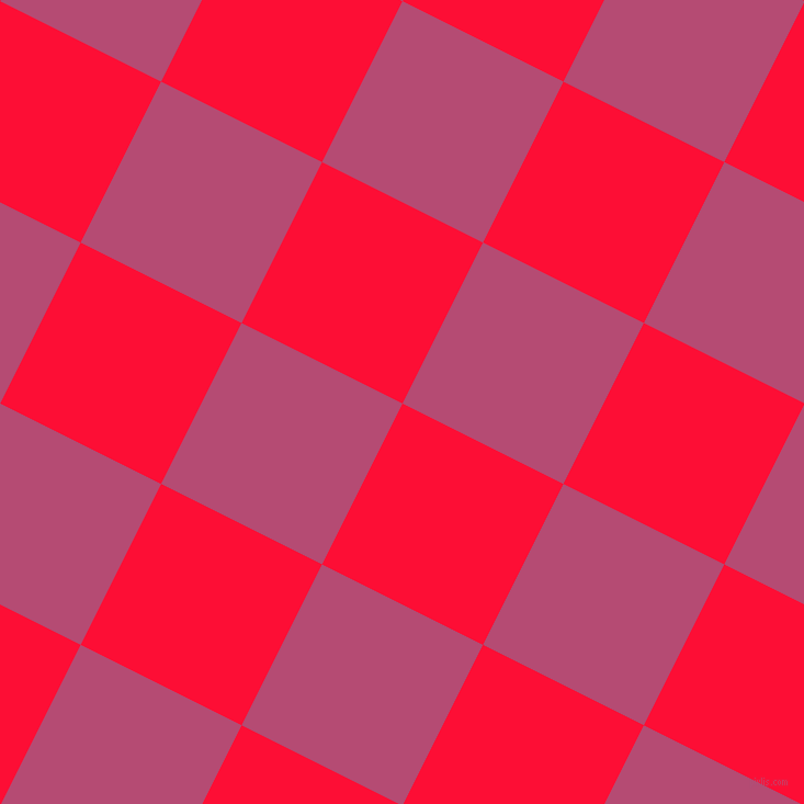 63/153 degree angle diagonal checkered chequered squares checker pattern checkers background, 164 pixel square size, , Torch Red and Royal Heath checkers chequered checkered squares seamless tileable