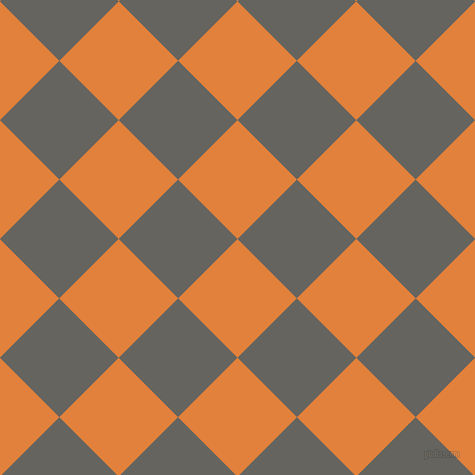 45/135 degree angle diagonal checkered chequered squares checker pattern checkers background, 84 pixel square size, , Tree Poppy and Storm Dust checkers chequered checkered squares seamless tileable