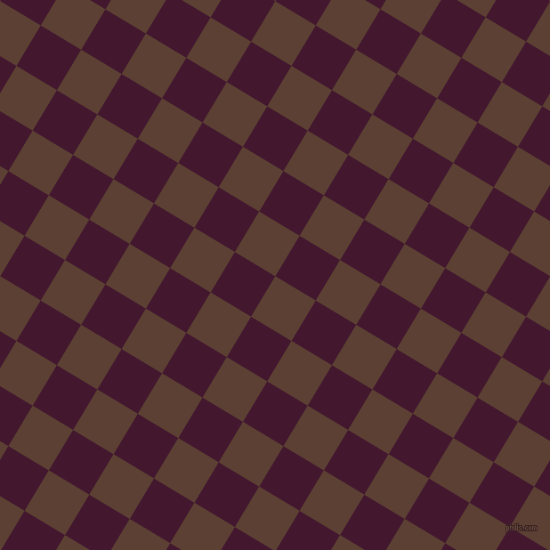 59/149 degree angle diagonal checkered chequered squares checker pattern checkers background, 53 pixel squares size, , Very Dark Brown and Blackberry checkers chequered checkered squares seamless tileable