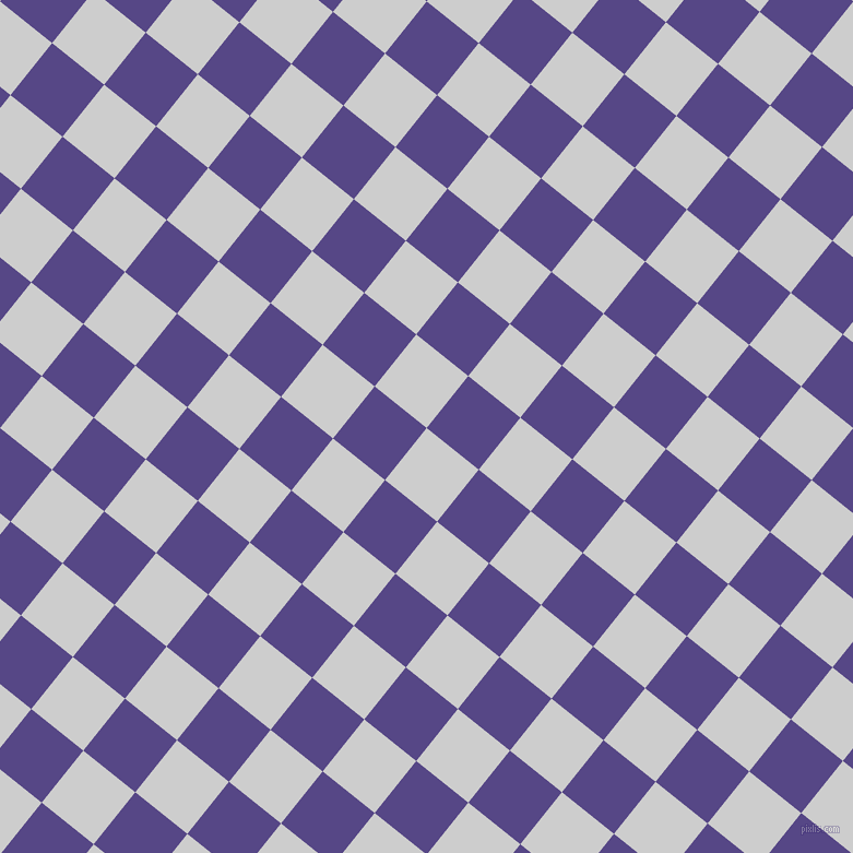 51/141 degree angle diagonal checkered chequered squares checker pattern checkers background, 61 pixel squares size, , Very Light Grey and Gigas checkers chequered checkered squares seamless tileable