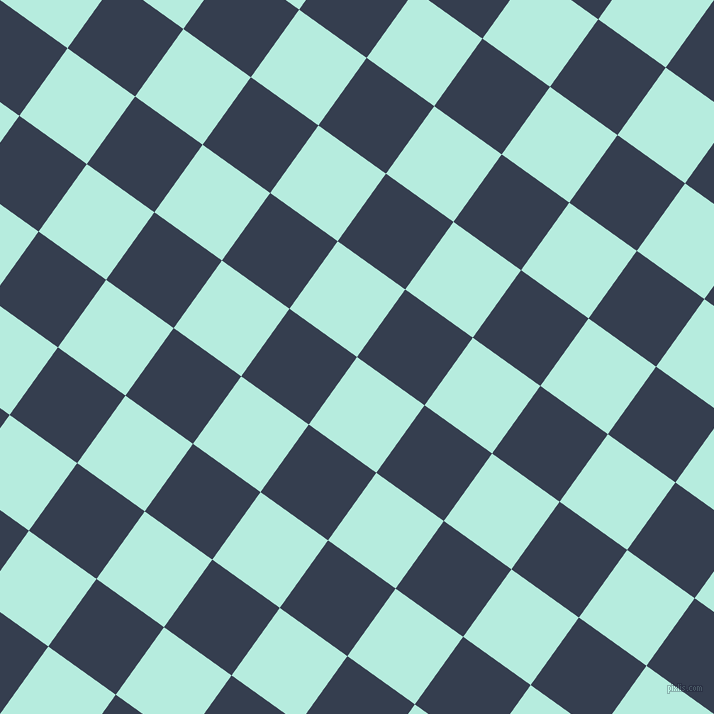 54/144 degree angle diagonal checkered chequered squares checker pattern checkers background, 83 pixel squares size, , Water Leaf and Cloud Burst checkers chequered checkered squares seamless tileable