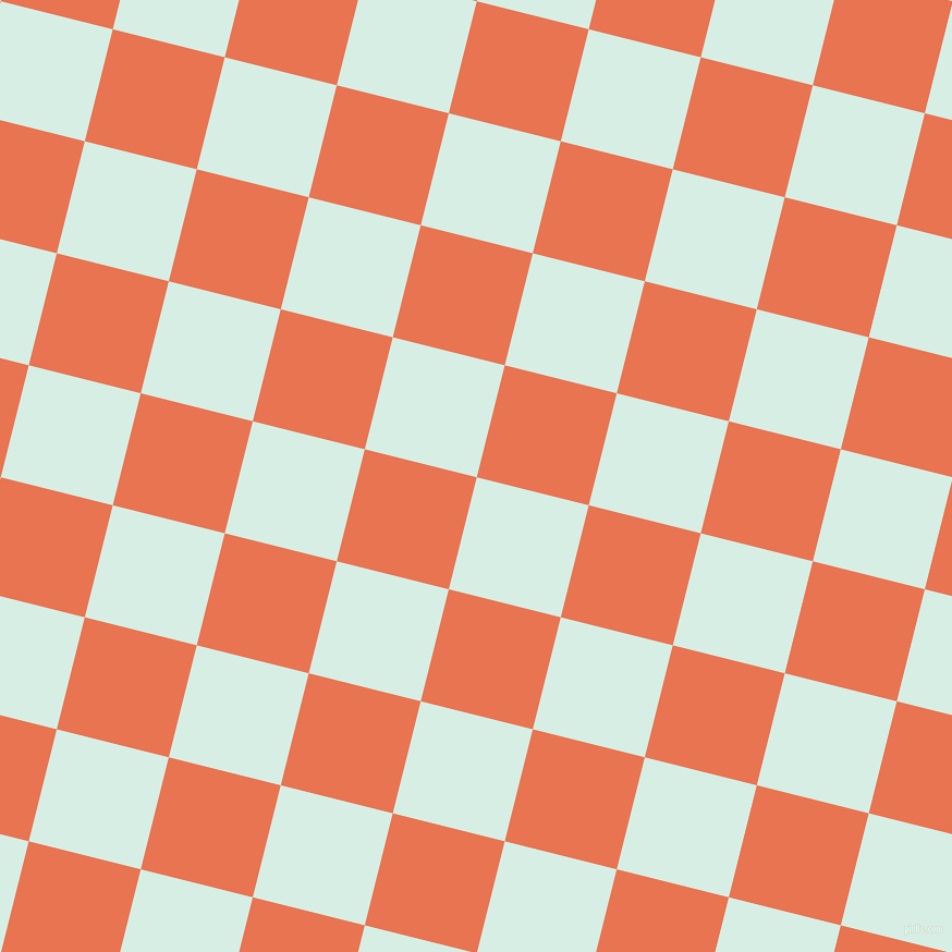 76/166 degree angle diagonal checkered chequered squares checker pattern checkers background, 106 pixel squares size, , White Ice and Burnt Sienna checkers chequered checkered squares seamless tileable