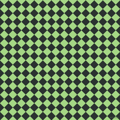 45/135 degree angle diagonal checkered chequered squares checker pattern checkers background, 24 pixel square size, , Woodsmoke and Feijoa checkers chequered checkered squares seamless tileable