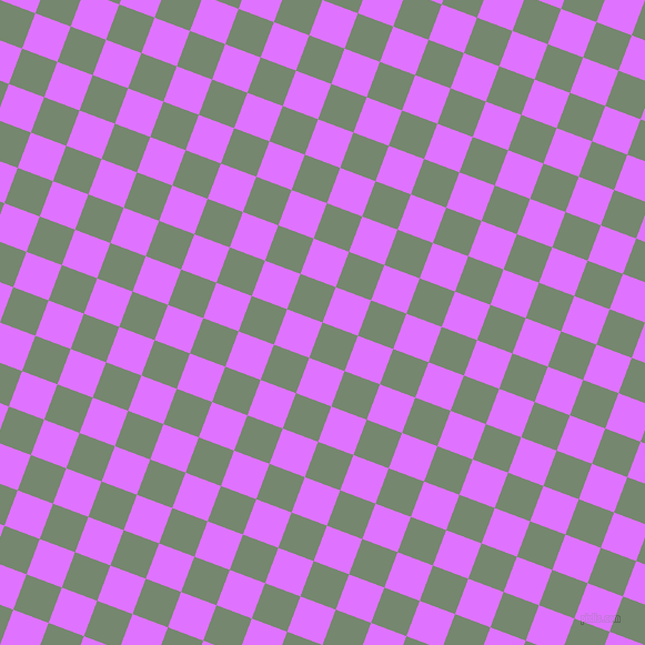 69/159 degree angle diagonal checkered chequered squares checker pattern checkers background, 34 pixel squares size, , Xanadu and Heliotrope checkers chequered checkered squares seamless tileable