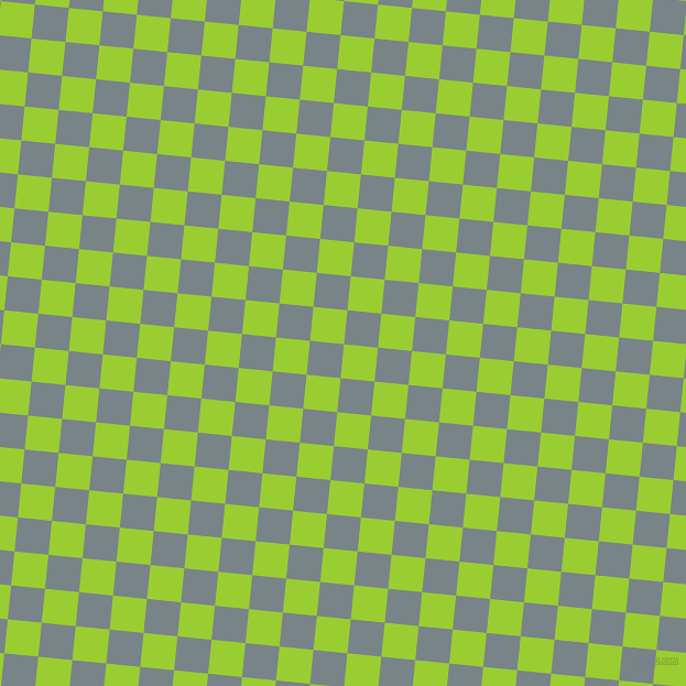 84/174 degree angle diagonal checkered chequered squares checker pattern checkers background, 31 pixel square size, , Yellow Green and Regent Grey checkers chequered checkered squares seamless tileable