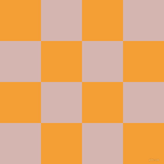 checkered chequered squares checkers background checker pattern, 140 pixel square size, , Yellow Sea and Oyster Pink checkers chequered checkered squares seamless tileable