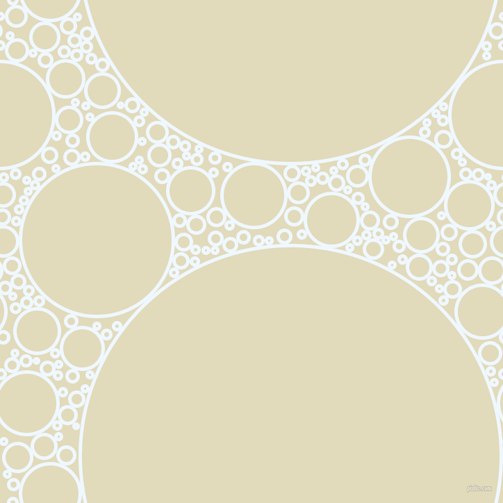 bubbles, circles, sponge, big, medium, small, 5 pixel line width, Alice Blue and Coconut Cream circles bubbles sponge soap seamless tileable