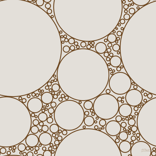 bubbles, circles, sponge, big, medium, small, 3 pixel line width, Antique Brass and Vista White circles bubbles sponge soap seamless tileable