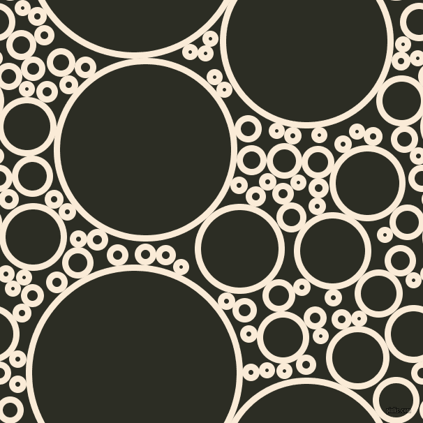 bubbles, circles, sponge, big, medium, small, 9 pixel line width, Antique White and Green Waterloo circles bubbles sponge soap seamless tileable