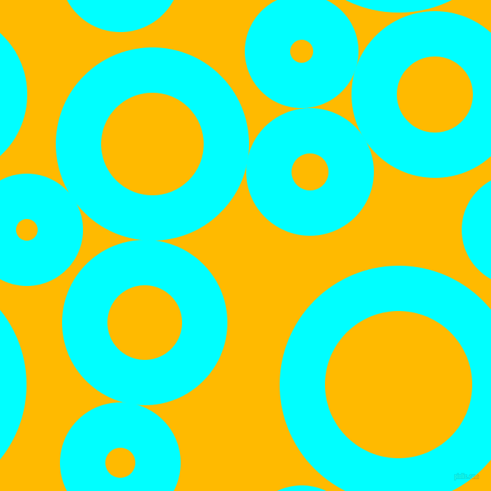 bubbles, circles, sponge, big, medium, small, 65 pixel line width, Aqua and Selective Yellow circles bubbles sponge soap seamless tileable