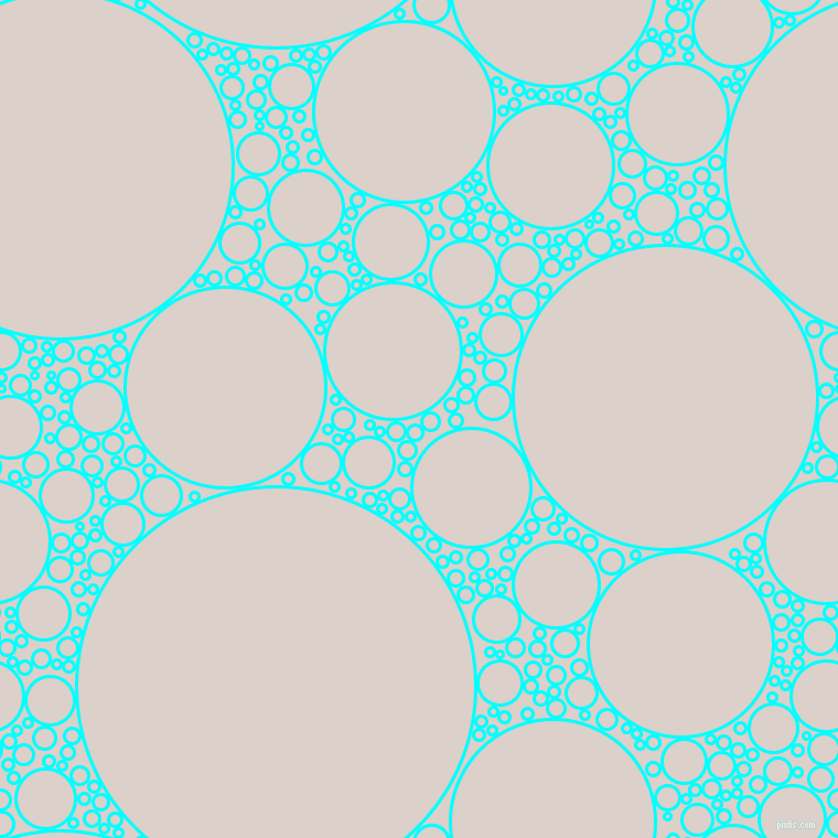 bubbles, circles, sponge, big, medium, small, 3 pixel line width, Aqua and Swiss Coffee circles bubbles sponge soap seamless tileable