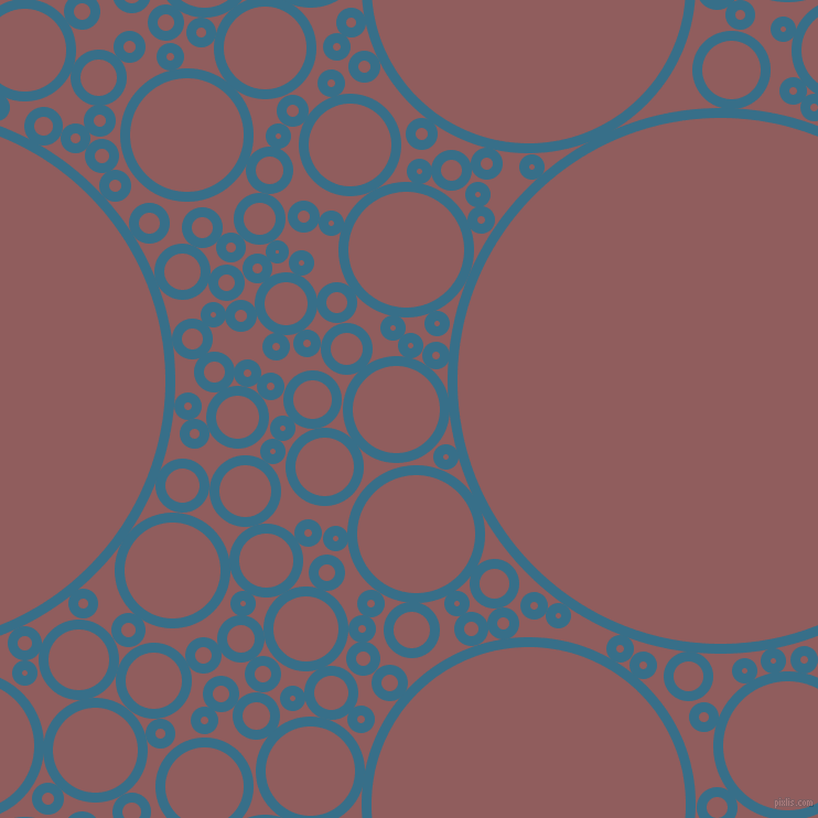 bubbles, circles, sponge, big, medium, small, 9 pixel line width, Astral and Rose Taupe circles bubbles sponge soap seamless tileable