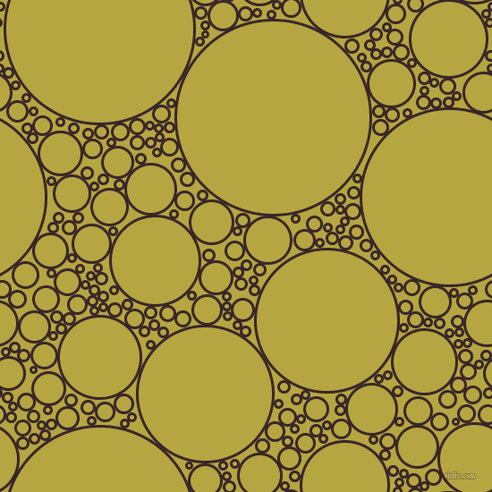 bubbles, circles, sponge, big, medium, small, 3 pixel line width, Aubergine and Brass circles bubbles sponge soap seamless tileable
