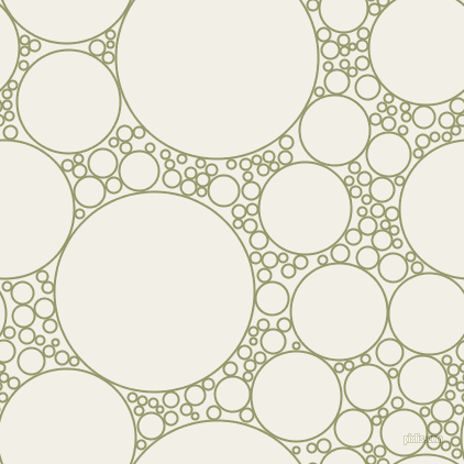 bubbles, circles, sponge, big, medium, small, 2 pixel line width, Avocado and Alabaster circles bubbles sponge soap seamless tileable