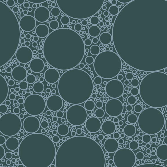 bubbles, circles, sponge, big, medium, small, 3 pixel line width, Bali Hai and Blue Dianne circles bubbles sponge soap seamless tileable