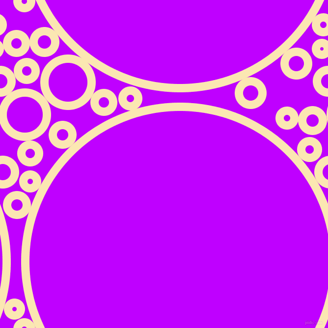 bubbles, circles, sponge, big, medium, small, 17 pixel line width, Banana Mania and Electric Purple circles bubbles sponge soap seamless tileable