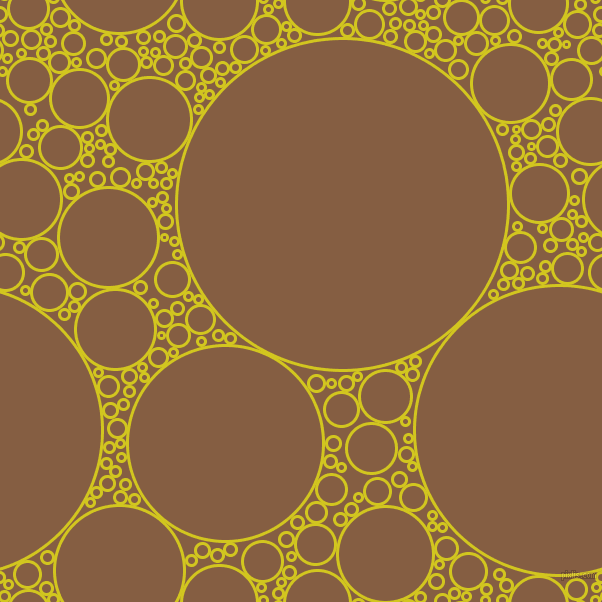 bubbles, circles, sponge, big, medium, small, 3 pixel line width, Barberry and Dark Wood circles bubbles sponge soap seamless tileable