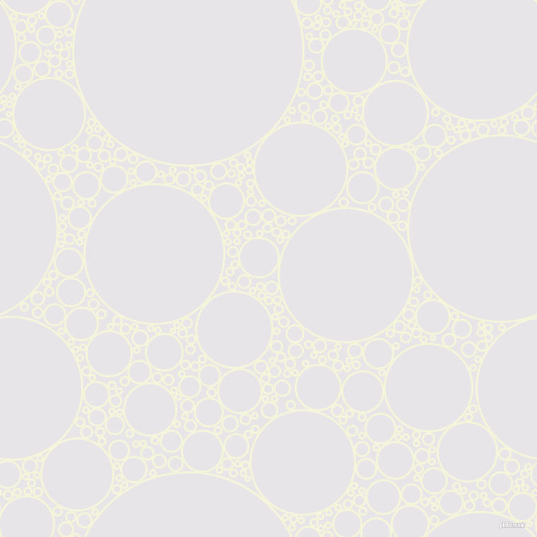 bubbles, circles, sponge, big, medium, small, 3 pixel line width, Beige and White Lilac circles bubbles sponge soap seamless tileable