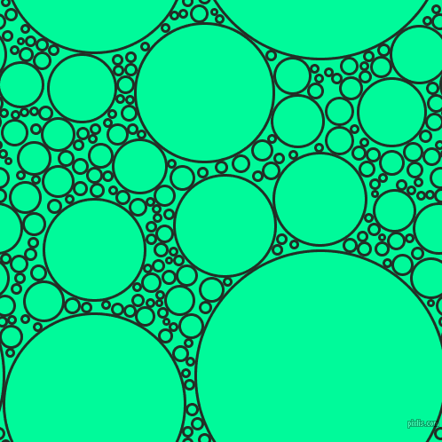 bubbles, circles, sponge, big, medium, small, 3 pixel line width, Black Bean and Medium Spring Green circles bubbles sponge soap seamless tileable