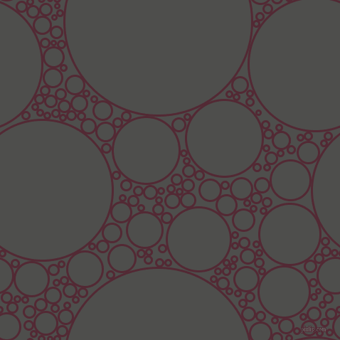 bubbles, circles, sponge, big, medium, small, 3 pixel line width, Black Rose and Ship Grey circles bubbles sponge soap seamless tileable