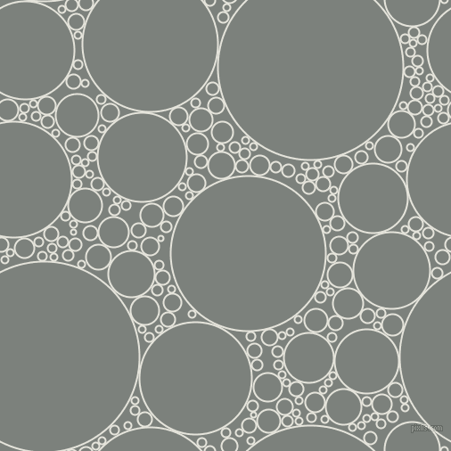 bubbles, circles, sponge, big, medium, small, 2 pixel line width, Black White and Boulder circles bubbles sponge soap seamless tileable