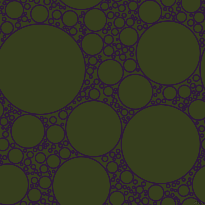 bubbles, circles, sponge, big, medium, small, 5 pixel line width, Blackcurrant and Turtle Green circles bubbles sponge soap seamless tileable