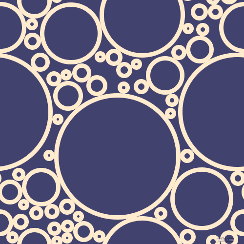 bubbles, circles, sponge, big, medium, small, 9 pixel line width, Blanched Almond and Corn Flower Blue circles bubbles sponge soap seamless tileable