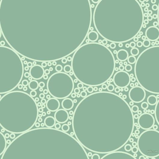 bubbles, circles, sponge, big, medium, small, 5 pixel line width, Blue Romance and Summer Green circles bubbles sponge soap seamless tileable