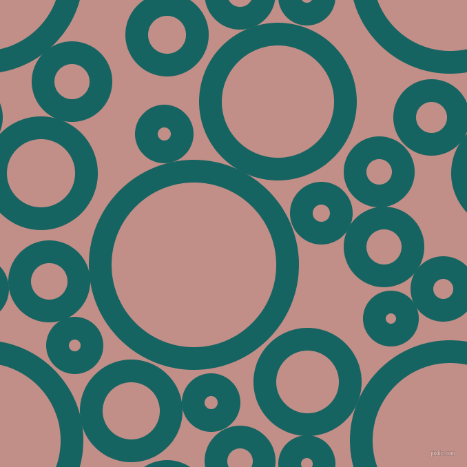 bubbles, circles, sponge, big, medium, small, 33 pixel line width, Blue Stone and Oriental Pink circles bubbles sponge soap seamless tileable