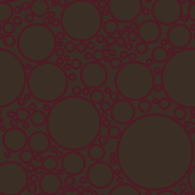 bubbles, circles, sponge, big, medium, small, 9 pixel line width, Bordeaux and Sambuca circles bubbles sponge soap seamless tileable