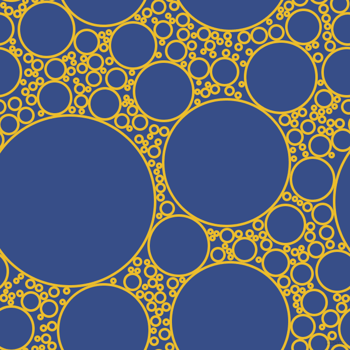bubbles, circles, sponge, big, medium, small, 5 pixel line width, Bright Sun and Tory Blue circles bubbles sponge soap seamless tileable