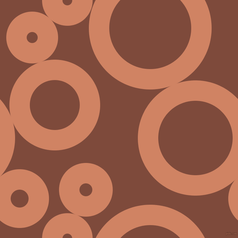 bubbles, circles, sponge, big, medium, small, 65 pixel line width, Burning Sand and Nutmeg circles bubbles sponge soap seamless tileable