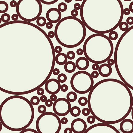 bubbles, circles, sponge, big, medium, small, 9 pixel line width, Burnt Crimson and Saltpan circles bubbles sponge soap seamless tileable
