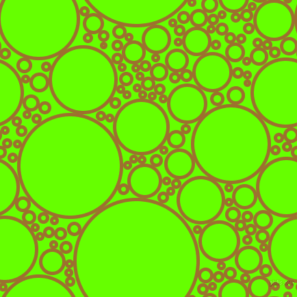 bubbles, circles, sponge, big, medium, small, 5 pixel line width, Buttered Rum and Bright Green circles bubbles sponge soap seamless tileable
